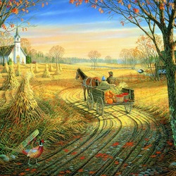 Jigsaw puzzle: Happy harvest home