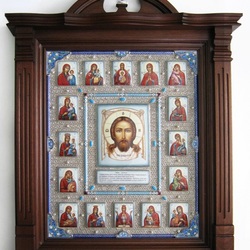 Jigsaw puzzle: Savior with the hallmarks of the Most Holy Theotokos