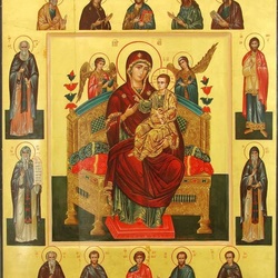 Jigsaw puzzle: Icon of the Mother of God.