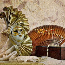 Jigsaw puzzle: Still life with mask