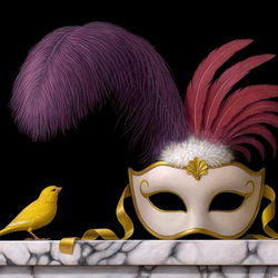 Jigsaw puzzle: Mask and canary