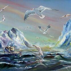 Jigsaw puzzle: Cry of seagulls