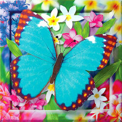 Jigsaw puzzle: Azure butterfly