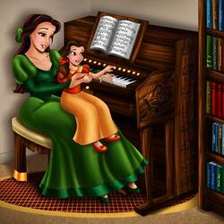 Jigsaw puzzle: Music lesson