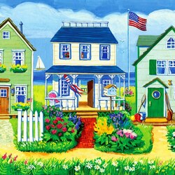 Jigsaw puzzle: Country houses