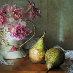 Jigsaw puzzle: Two pears
