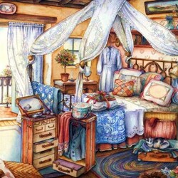 Jigsaw puzzle: Cozy bedroom