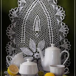Jigsaw puzzle: Still life with an openwork napkin