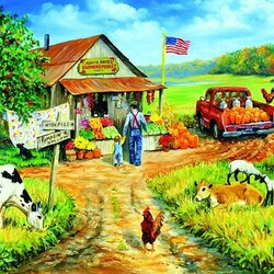 Jigsaw puzzle: Local market
