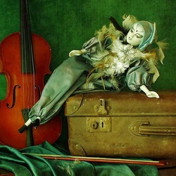 Jigsaw puzzle: Still life with violin