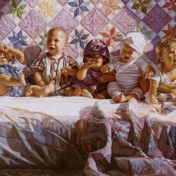 Jigsaw puzzle: Crying babies