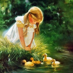 Jigsaw puzzle: Ducklings