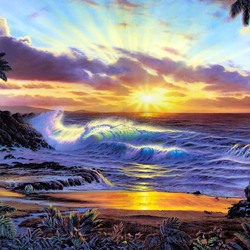 Jigsaw puzzle: Sea view