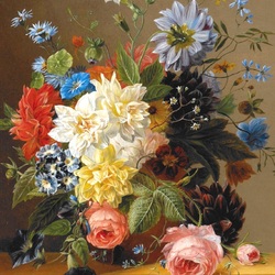 Jigsaw puzzle: Luxurious bouquet of flowers