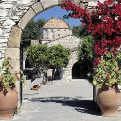 Jigsaw puzzle: Monastery in Rhodes