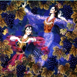 Jigsaw puzzle: Dance with grapes