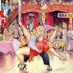 Jigsaw puzzle: Ballroom dance competition