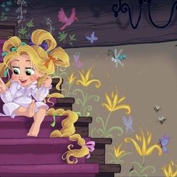 Jigsaw puzzle: Rapunzel's childhood