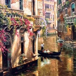 Jigsaw puzzle: Through the streets of Venice