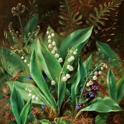 Jigsaw puzzle: Lily of the valley