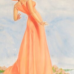 Jigsaw puzzle: Woman in orange