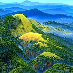 Jigsaw puzzle: Mountain landscape