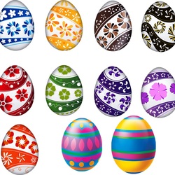 Jigsaw puzzle: Painted eggs