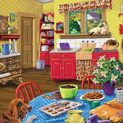 Jigsaw puzzle: Appetizing cookies