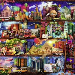 Jigsaw puzzle: World of books