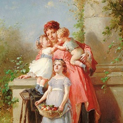 Jigsaw puzzle: Mother with children