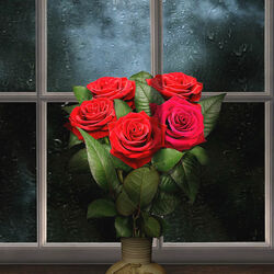 Jigsaw puzzle: Night roses