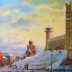 Jigsaw puzzle: View of the Kremlin fire tower