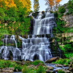 Jigsaw puzzle: Waterfall