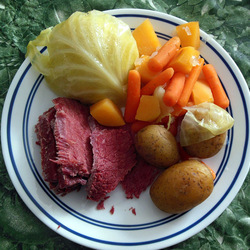 Jigsaw puzzle: Meat with vegetables