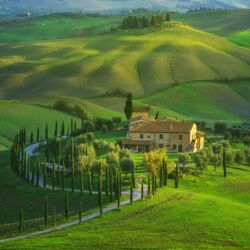 Jigsaw puzzle: Tuscany in spring