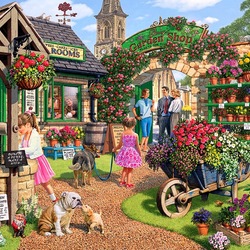 Jigsaw puzzle: Garden shop