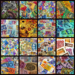 Jigsaw puzzle: World currency