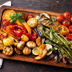 Jigsaw puzzle: Grilled vegetables