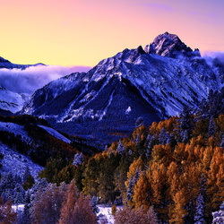 Jigsaw puzzle: Winter in the mountains