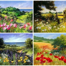 Jigsaw puzzle: Summer sketches