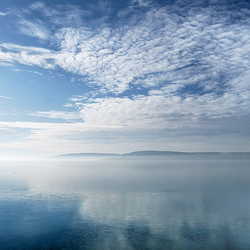 Jigsaw puzzle: Clouds over the sea