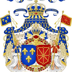 Jigsaw puzzle: Coat of arms of the Kingdom of France