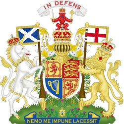 Jigsaw puzzle: Royal coat of arms of the Kingdom of Scotland