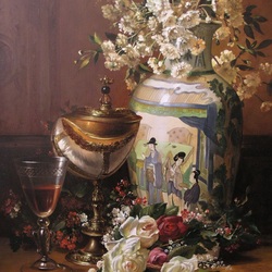 Jigsaw puzzle: Exquisite still life