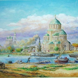 Jigsaw puzzle: View of the Church of St. Vladimir