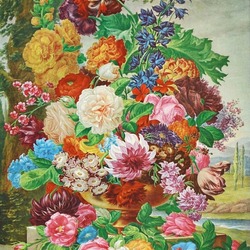 Jigsaw puzzle: Grandma's bouquet