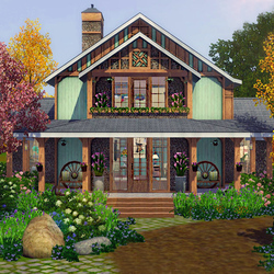 Jigsaw puzzle: House in nature