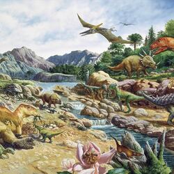 Jigsaw puzzle: Prehistoric world