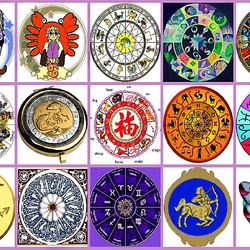 Jigsaw puzzle: Collage - horoscope