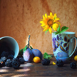 Jigsaw puzzle: Still life with blackberries